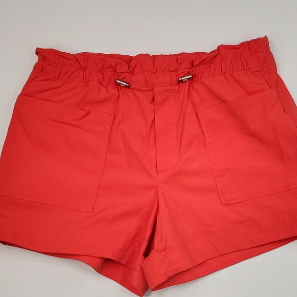 Athleta Redish Orange Nylon Shorts - Picture 3 of 8